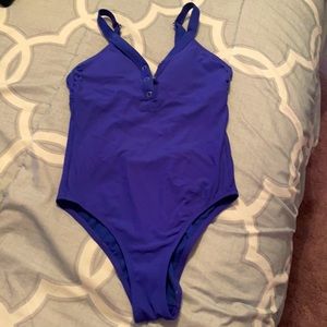 Dark Blue Girls One piece swimsuit